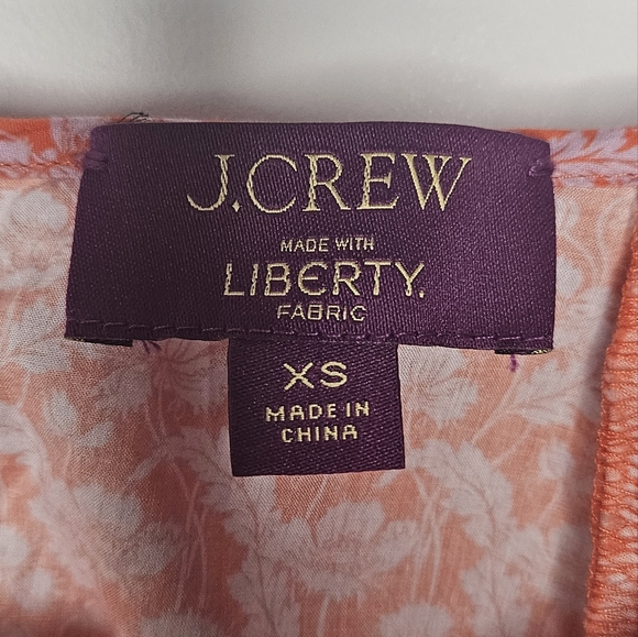 J. Crew Libert Fabric floral top - Picture 3 of 10